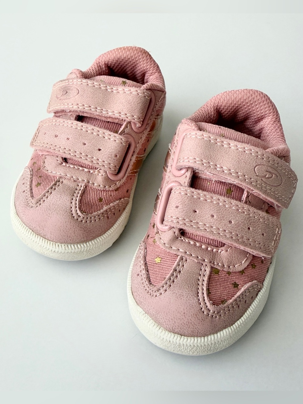 Dr. Scholl’s Kids Kameron Toddler Girls Pink Star Velcro Sneakers - Size 4